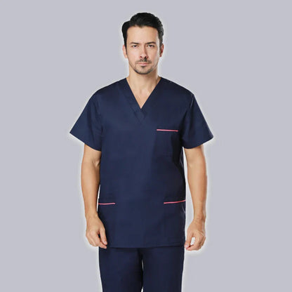 Cralom V-Neck Scrub Set for Healthcare Professionals