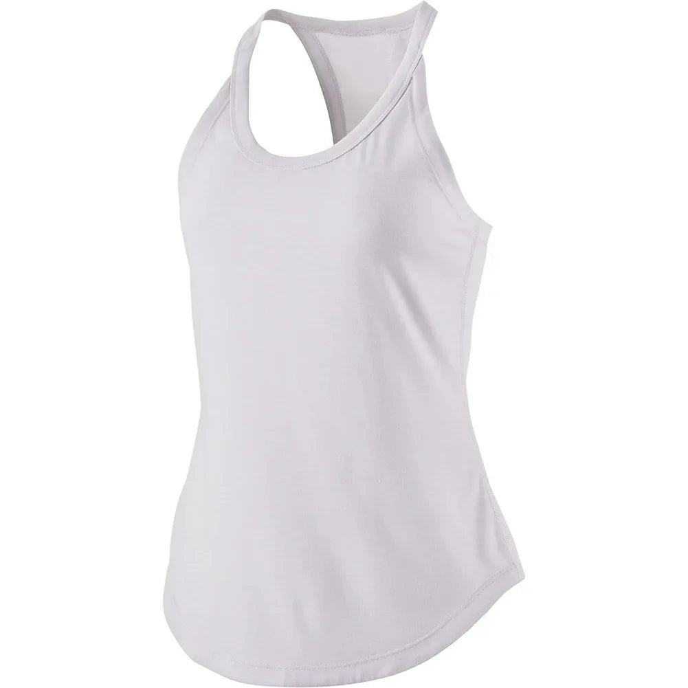 Cralom Women's Yoga Crop Top, Sleeveless, Quick Dry, Breathable, Slim Fit, Gym Tank Top.