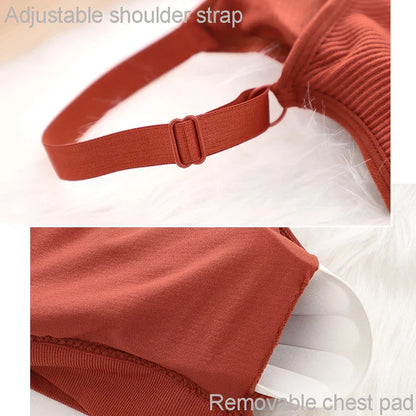 Cralom Seamless Padded Sports Yoga Fitness Bra for Women