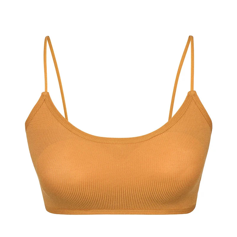 Cralom Strappy Yoga Sports Bra: Stylish Comfortable Workout Top for Women
