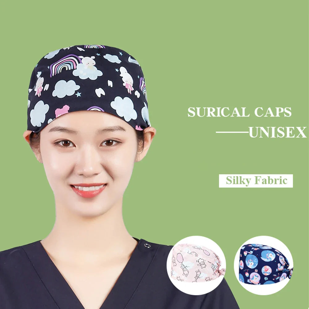 Cralom Adjustable Surgical Cap - Unisex Medical Hat