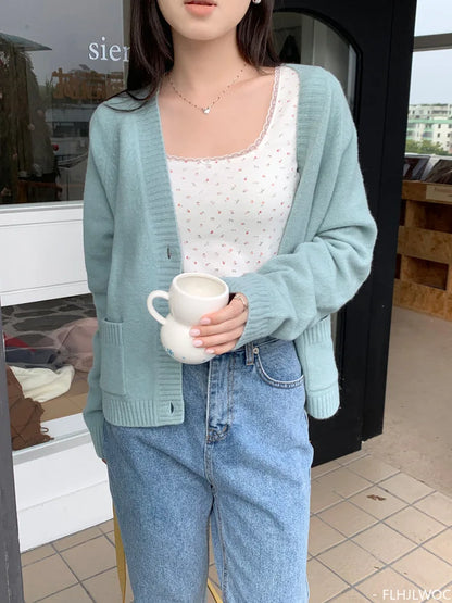 Cralom Flower Print Vintage Long Sleeve O Neck Tee