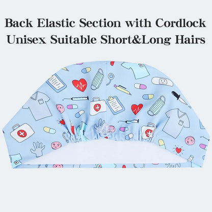 Cralom Silky Surgeon Cap Soft Scrub Hat for Medical Professionals