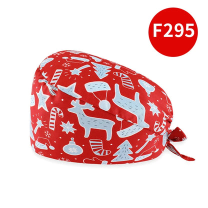 Cralom Cotton Nurse Scrub Cap: Adjustable and Breathable Dentist Hat