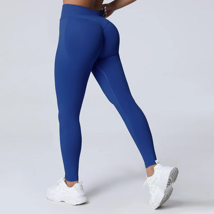 Cralom High Impact Yoga Pants: Seamless Low Waist Leggings for Gym & Fitness