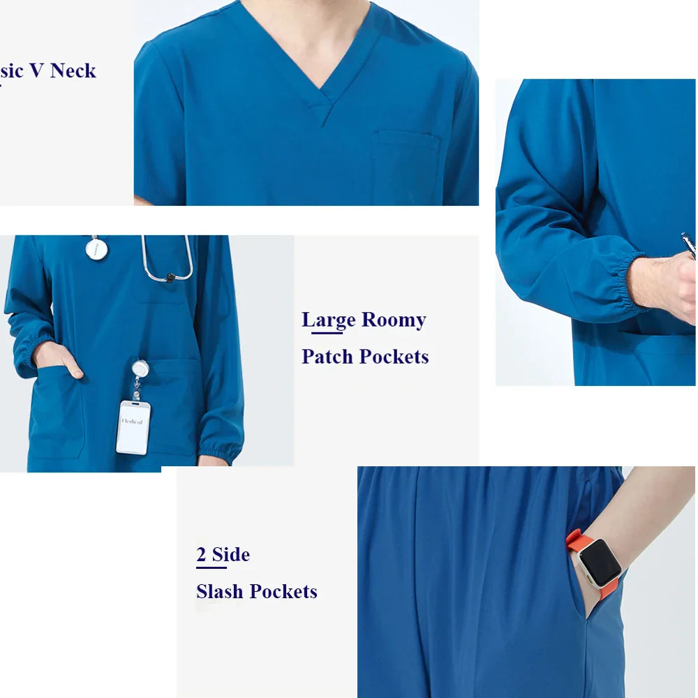 Cralom UltraAir™ Stretch Scrub Set for Rapid Drying and Comfort