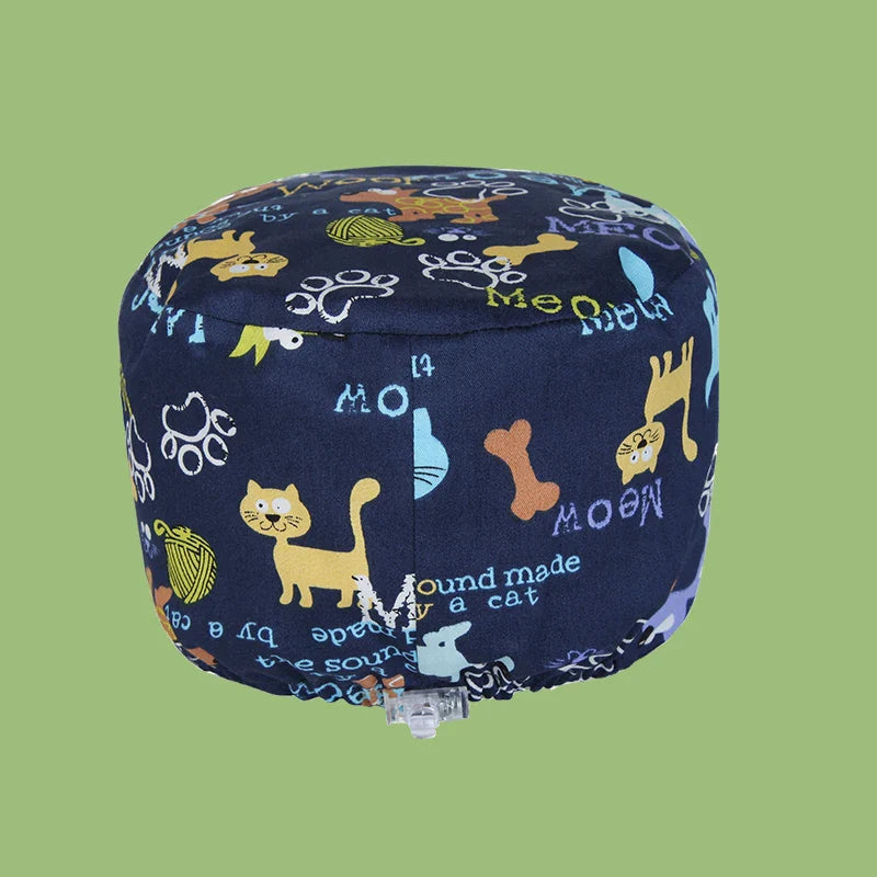 Cralom Unisex Cotton Scrub Cap: Premium Tieback Surgeon Hat