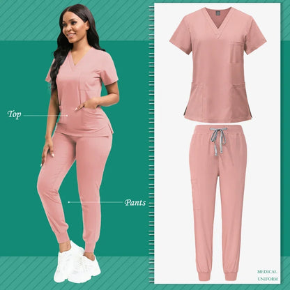 Cralom Beauty Spa Uniform Set for Women
