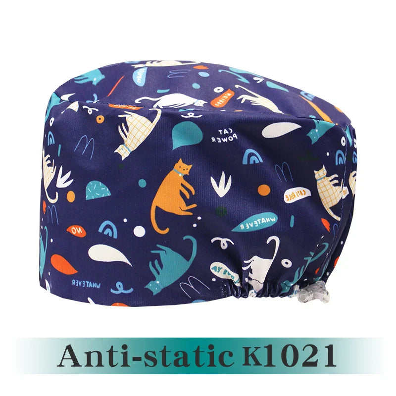 Cralom Silky Surgeon Cap Soft Scrub Hat for Medical Professionals