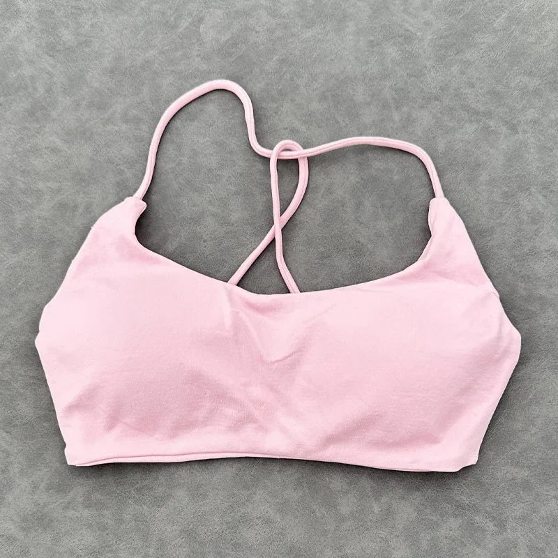 Cralom Quick Dry Halter Yoga Sports Bras for Women: Impact Crop Tops Gym Fitness Vests