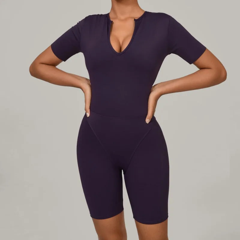 Cralom Seamless Yoga Jumpsuit for Women: Comfortable, Breathable, and Butt-Lifting Gym Activewear
