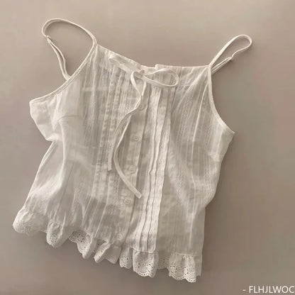 Solid White Halter Top Sleeveless Blouse by Cralom: Retro Vintage Style for Women
