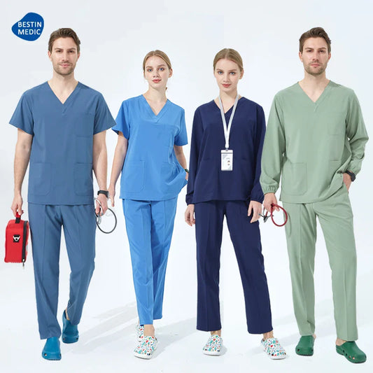 Cralom Women's Quick Dry Scrub Sets for Pet Hospital & Dental Clinic