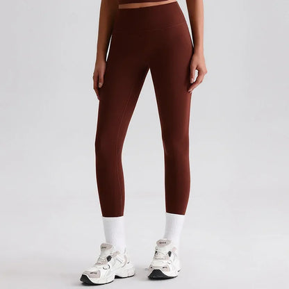 Cralom Seamless High Waist Yoga Pants for Running Outdoor Workout