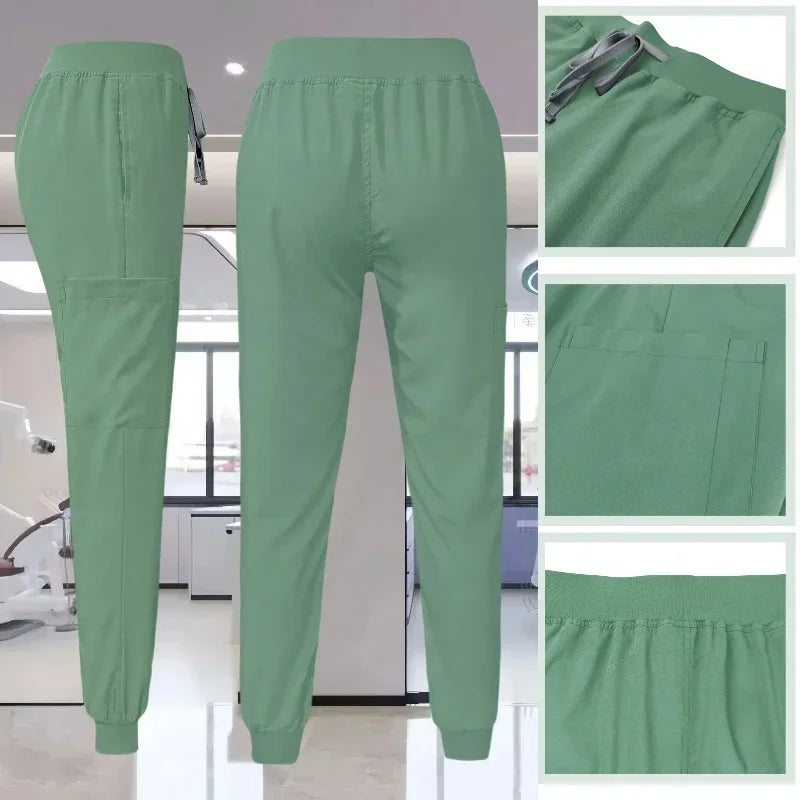 Cralom Spa Doctor Nursing Tunic Set: Scrubs Top + Pant