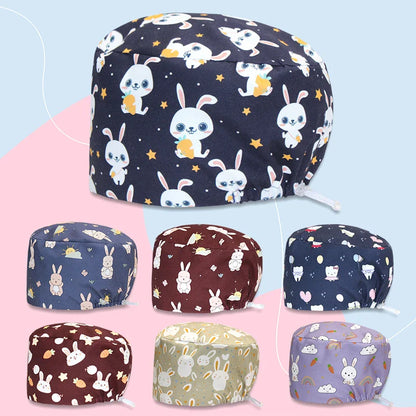 Cralom Cotton Medical Skullcap for Surgical Scrub and Nursing