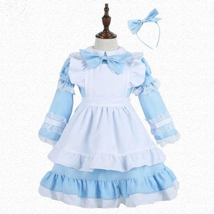 Cralom Classic Maid Anime Cosplay Costume Plus Size Apron Maid