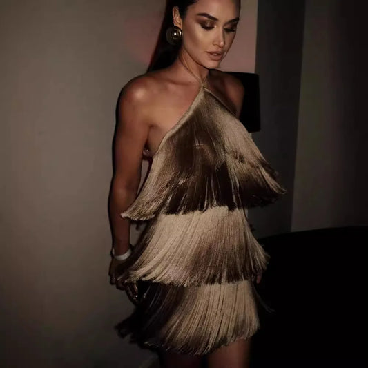 Cralom Women's Tassel Neck Dress Spring/Summer 2025 Collection