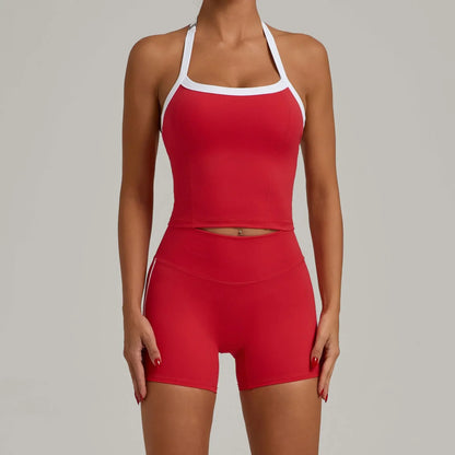 Cralom High-Waisted Booty-Lifting Yoga Set: Gym Outfit