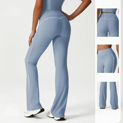 Cralom Seamless Color Block Yoga Pants for Women