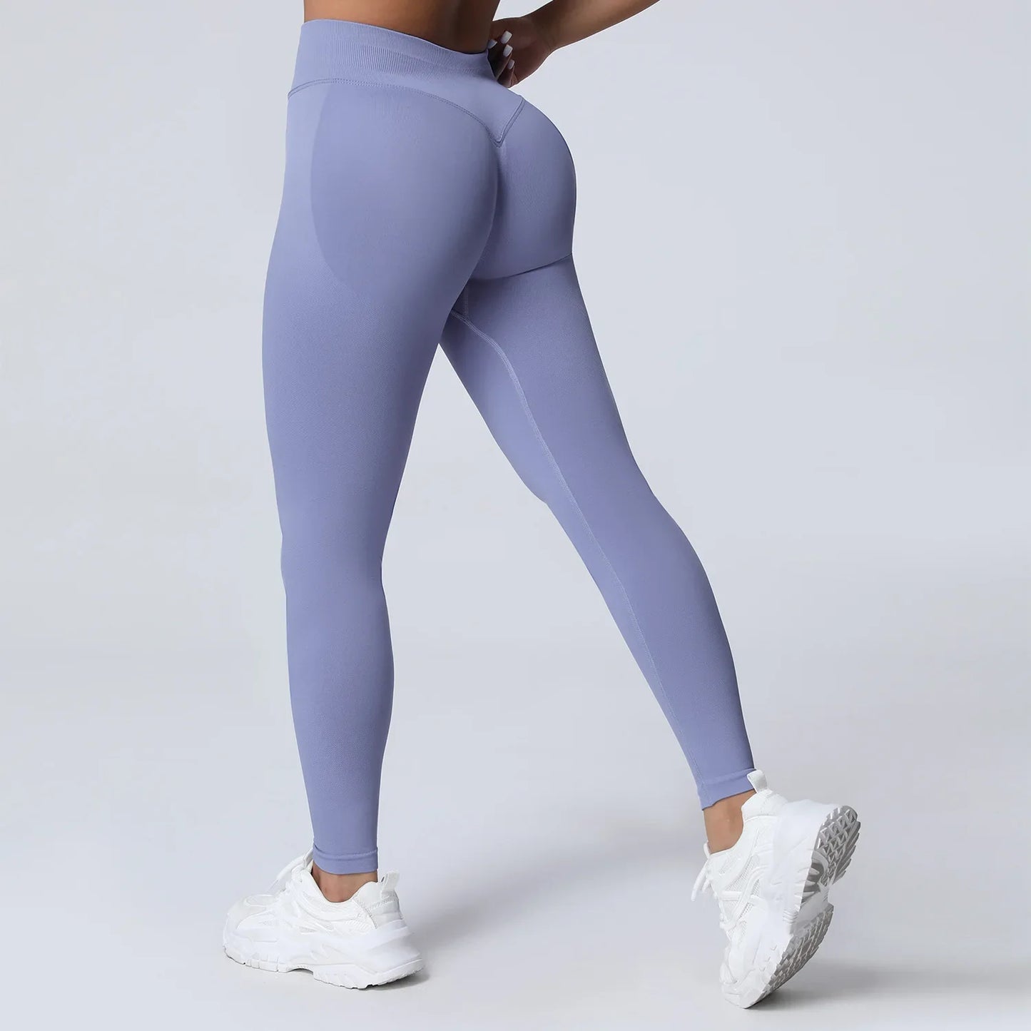 Cralom High Impact Yoga Pants: Seamless Low Waist Leggings for Gym & Fitness