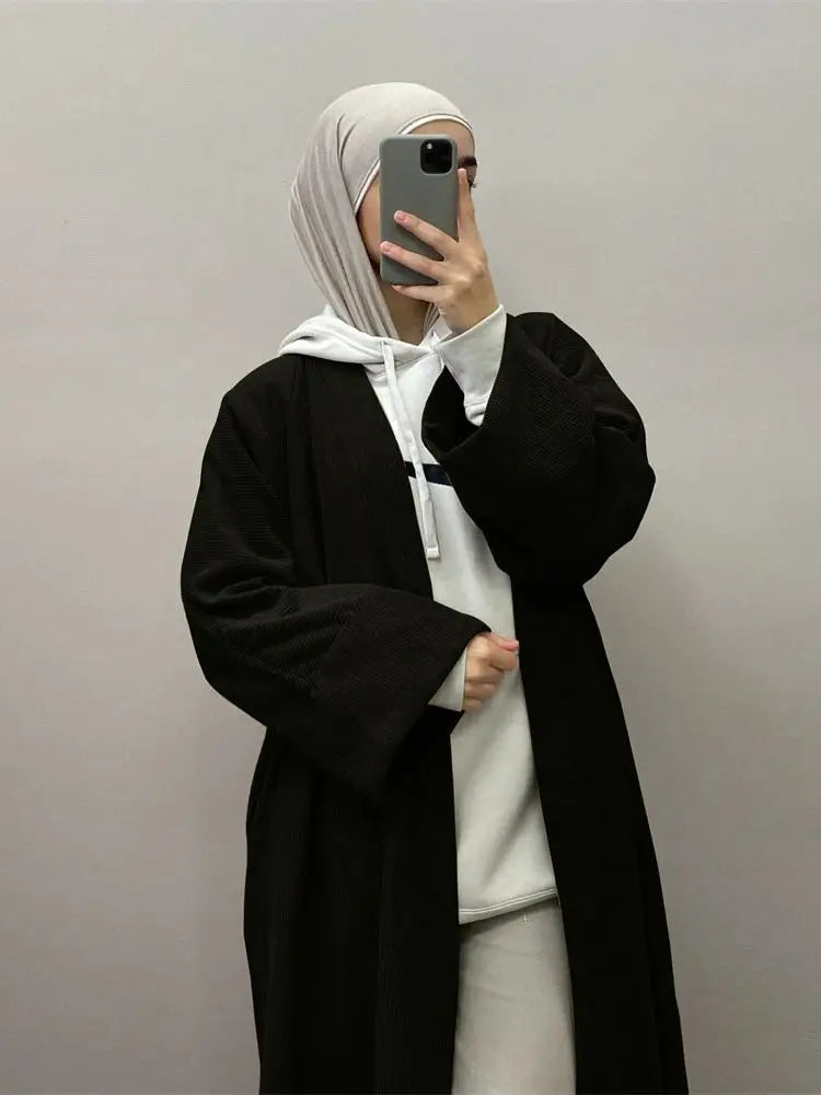 Cralom Cralom Ramadan Abaya Dress - Women's Open Style