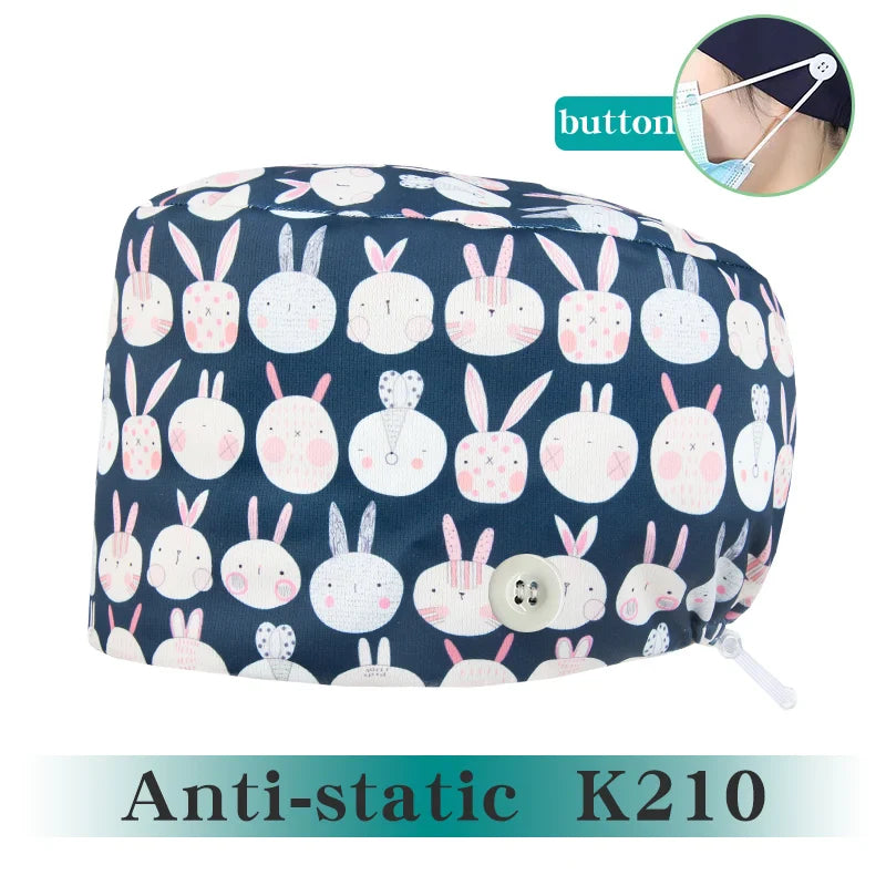Cralom Silky Surgeon Cap Soft Scrub Hat for Medical Professionals