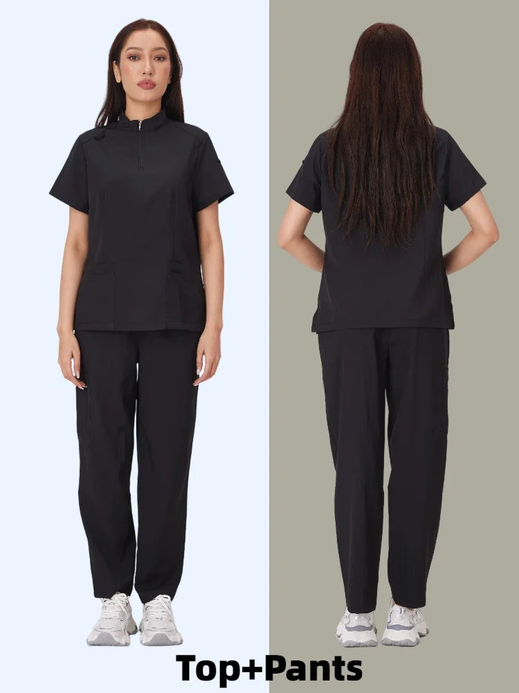 Cralom Medical Scrubs Set - Professional Nursing Uniforms for Men & Women