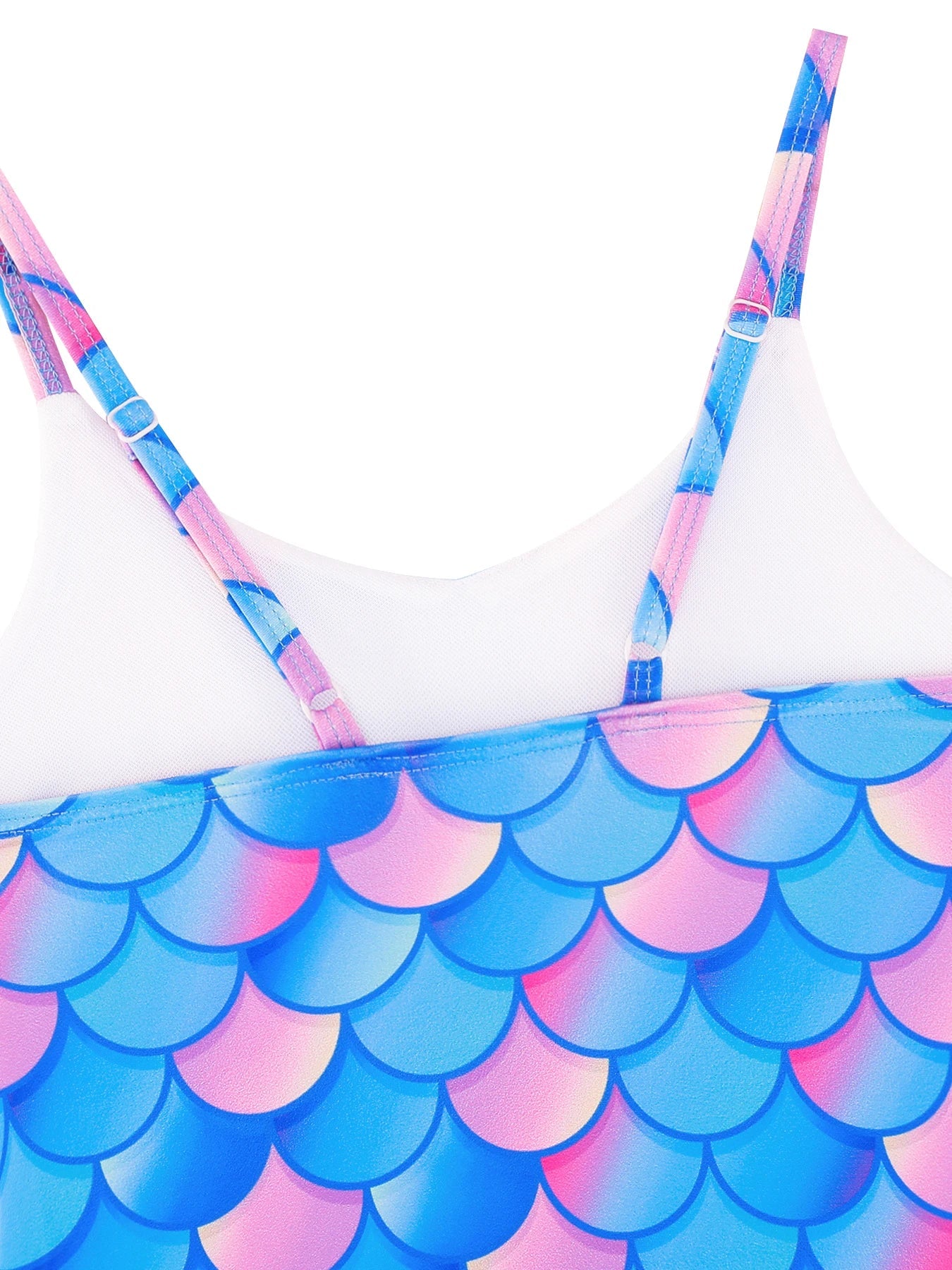 Girls Scale Print One-Piece Swimsuit by Cralom