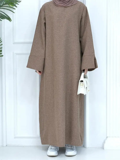 Ramadan Eid Abaya Dress for Women by Cralom - Modest Muslim Kaftan Robe