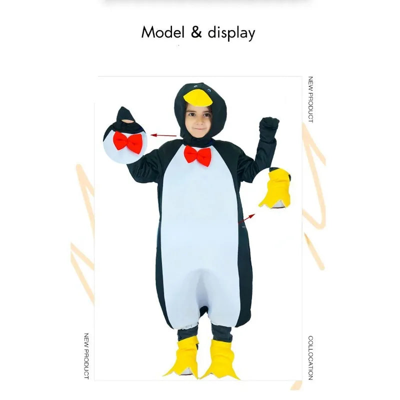 Cralom Penguin Costumes for Kids: Halloween Masquerade Stage Cosplay