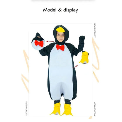 Cralom Penguin Costumes for Kids: Halloween Masquerade Stage Cosplay