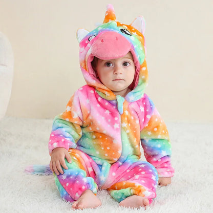 Cralom Green Frog Baby Jumpsuit with Tassel Hood - Animal Onesie