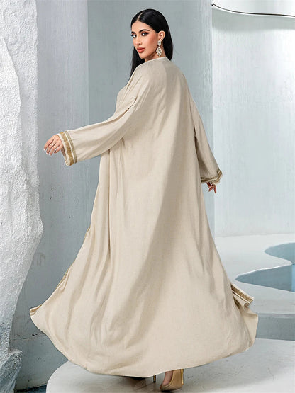 Cralom Ramadan Eid Abaya Set: 2-Piece Ensemble for Women