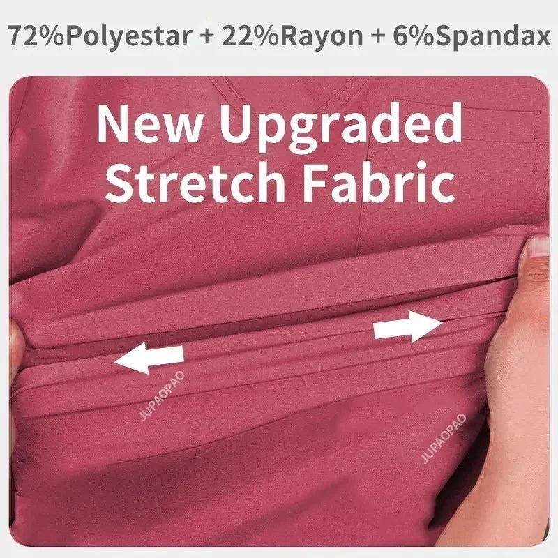 Cralom Short Sleeve Scrubs Sets for Women - Nursing Uniforms and Hospital Gowns