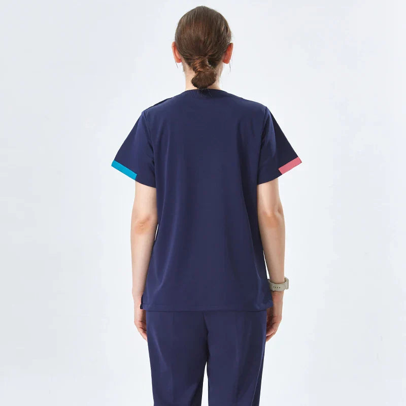 Cralom Unisex Medical Surgical Scrubs Set for Veterinary Workwear