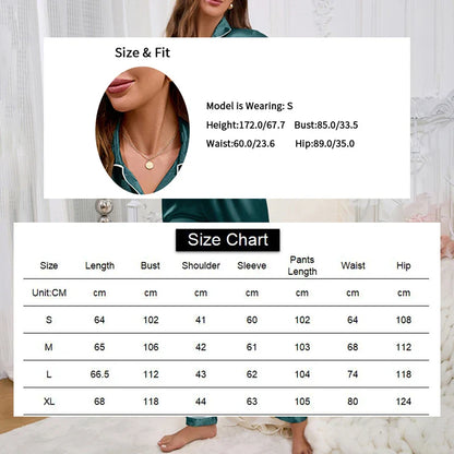 Cralom Love Embroidered Pajama Set: Collar Top, Soft Pants - Autumn Home Sleepwear