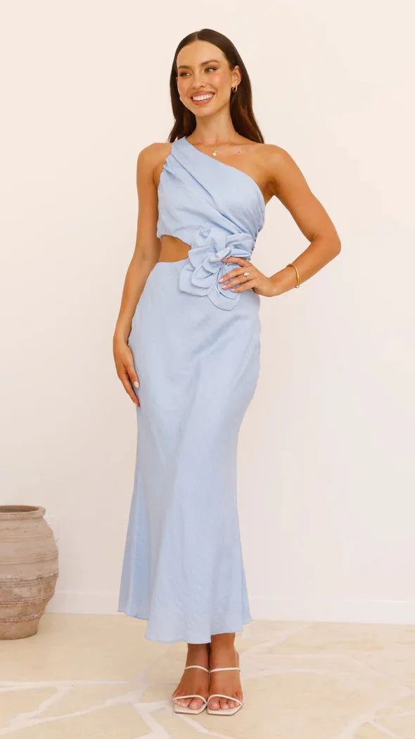 Cralom Women's Strapless Slim Fit Dress