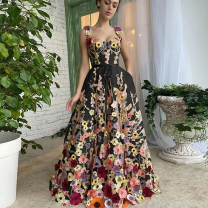 Cralom Summer Mesh Tulle Sequins Dress Women Sexy See Through Dots Party Evening Prom