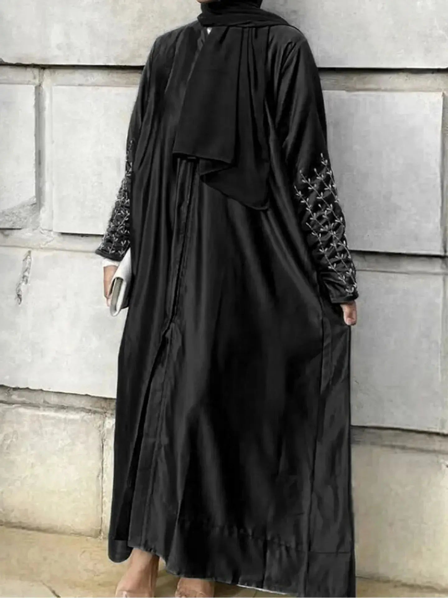 Luxury Ramadan Open Abaya by Cralom - Modest Muslim Dresses for Women