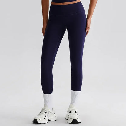 Cralom Seamless High Waist Yoga Pants for Running Outdoor Workout