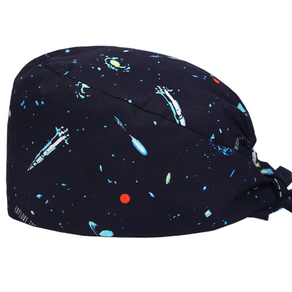 Cralom Cotton Scrub Caps - Breathable Surgical Hats for Women and Men