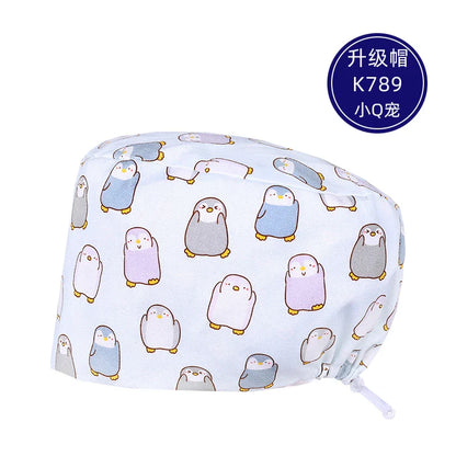 Cralom Cotton Scrub Cap - Unisex Surgical Hat for Healthcare Pros