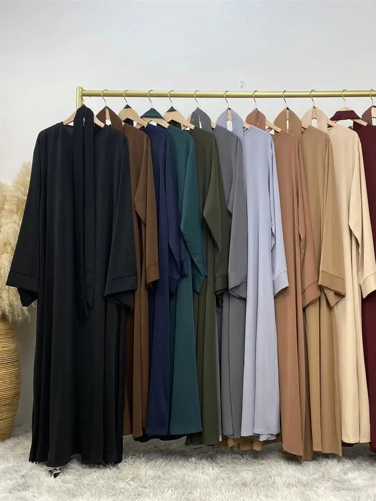Cralom Modest Abaya Dress Kaftan for Women