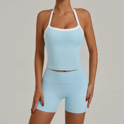 Cralom High-Waisted Booty-Lifting Yoga Set: Gym Outfit