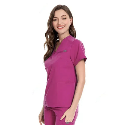 Cralom Spring Beauty Salon Scrubs & Jogger Pants Set