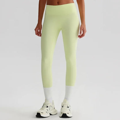 Cralom Seamless High Waist Yoga Pants for Running Outdoor Workout