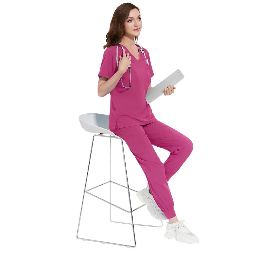 Cralom Pediatric Surgery Nursing Set: Quick-Dry Stretch Fabric & Nurse Accessories