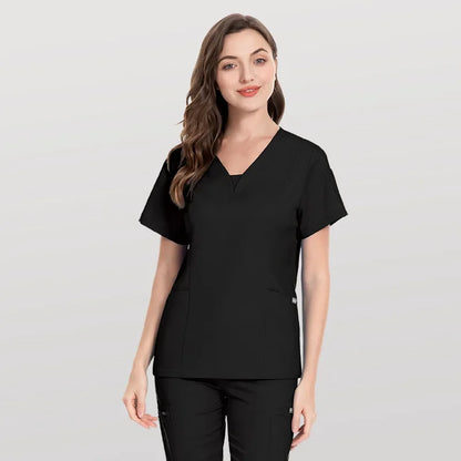 Cralom Slim Fit Medical Scrubs Set for Nursing, Surgery, Dental - Women's Professional Uniform
