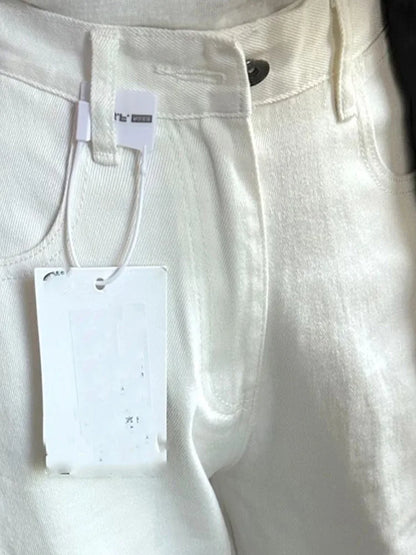 Cralom Vintage High Waist Wide Leg Jeans for Women - 2025 New Streetwear Fashion